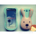 3D Silicone Cell Phone Case Rabbit Phone Covers For Samsung